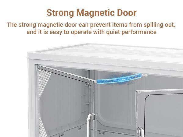 Broview V60 660Qt/700Qt/880Qt/1100Qt Extra Large Plastic Storage Bins with Lid, Each 220Qt stackable storage bin with lid,275Gal Stackable Containers With Drawers, Foldable Cabinets with 6x Wheels, Collapsible Closet Organizers for Home Office