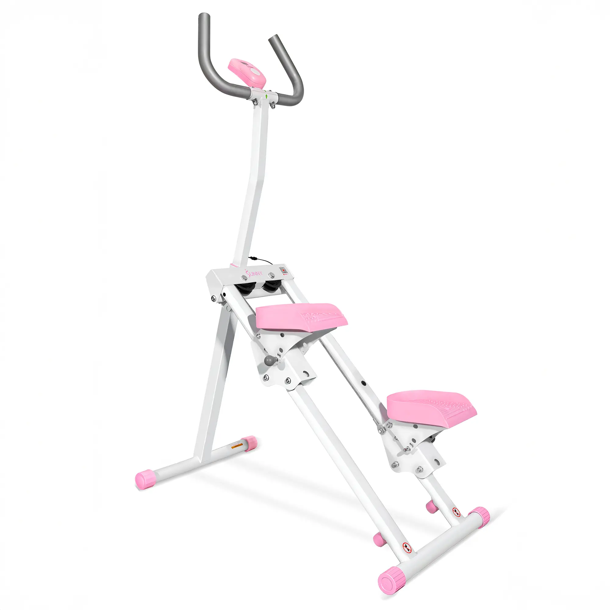 SUNNY Stair Stepper Machine Home Gym Cardio Workout Equipment Vertical Climber Exercise Trainer Glutes and Leg Workout Machine Foldable Stepper Compact Fitness Trainer Full Body Workout Equipment Adjustable Pedals Dual Handlebars 330 LB Weight Capacity