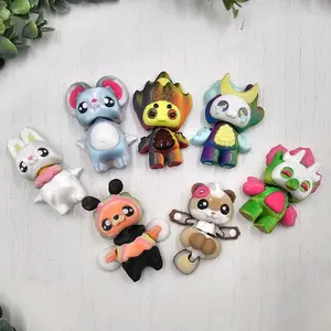 Cover Minder Magnet Little Creature 3D Printed  Magnet Back Craft or Metal Surface Accessory