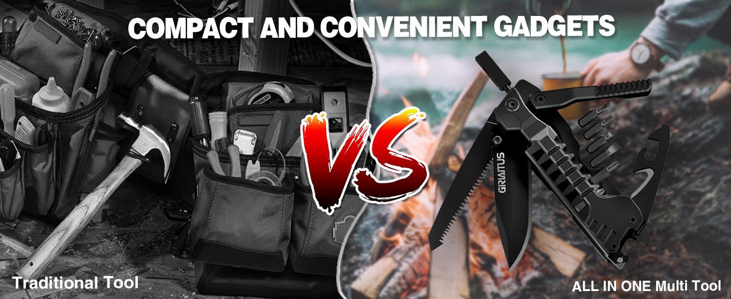 Men's Multi-Functional Knife Set (17-Piece Functional Equipment) - Ideal for Various Occasions and Camping Supplies