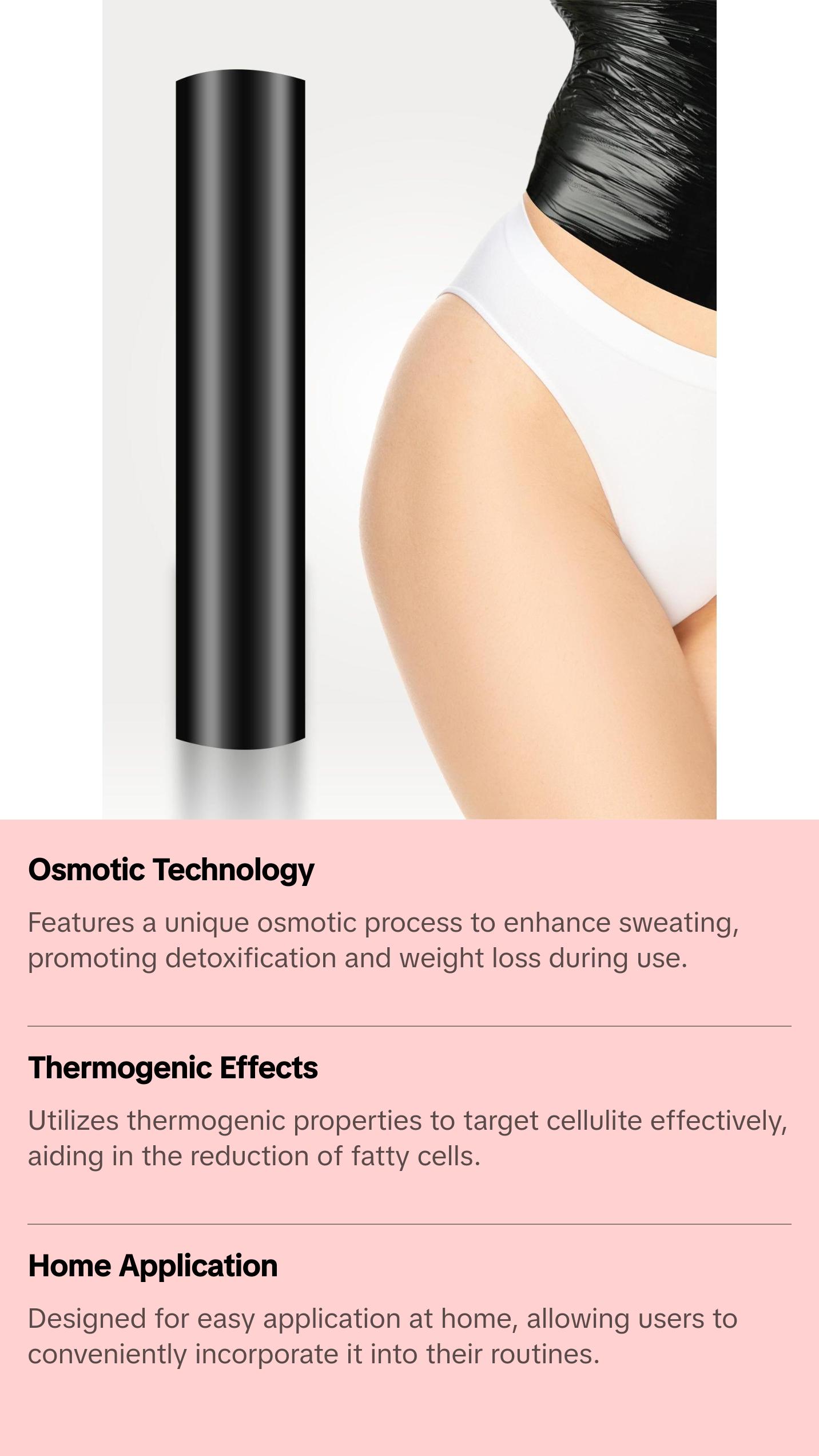 Osmotic Clear Body Wrap for Waist Training - 100 Meters