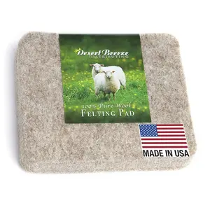 American Craft Wool Needle Felting Pad - Soft 5x6x1 Inch for Basic Projects