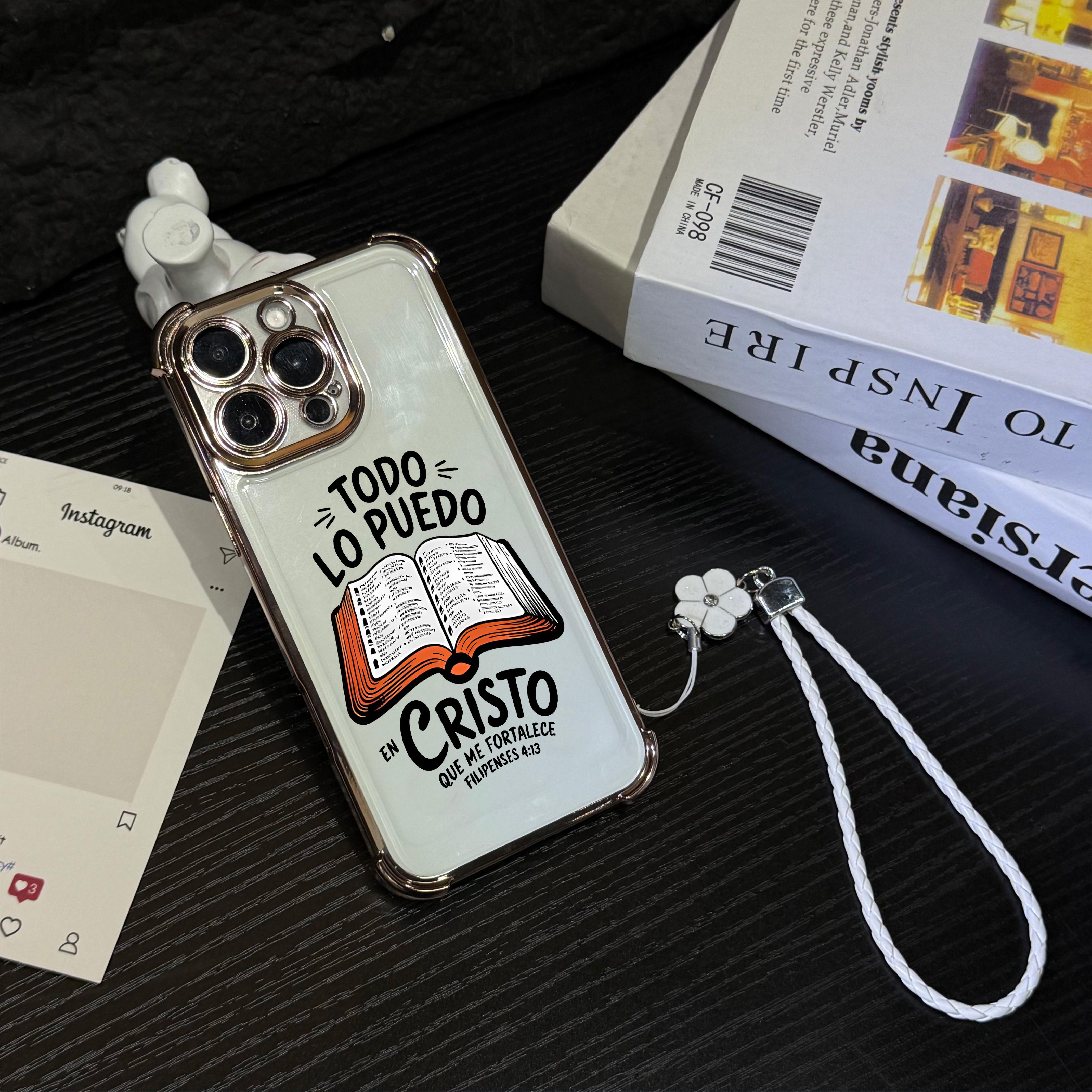 Bible Verse Aesthetic Christian Pattern Four Corner Anti-Fall Phone case for iPhone Samsung Galaxy 17Pro Max Air 16Plus 15 14 13 12 11 XR XS S26 S25 S24 S23 S22 cases, Transparent cover, Non-Yellowing, Shockproof Soft silicone, Gifts for girls.JL39 Bible Verse Aesthetic Christian Pattern Four Corner Anti-Fall Phone case for iPhone Samsung Galaxy 17Pro Max Air 16Plus 15 14 13 12 11 XR XS S26 S25 S24 S23 S22 cases, Transparent cover, Non-Yellowing, Shockproof Soft silicone, Gifts for girls.JL39