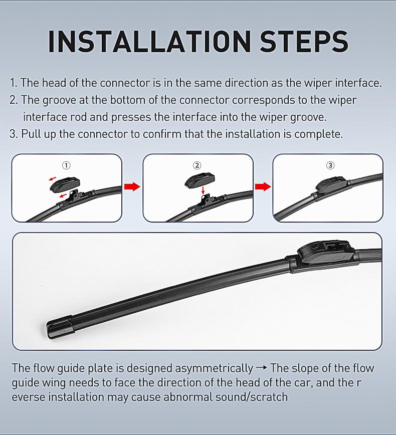 ITUTN Premium Automotive Replacement Windshield Wiper Blades Set of 2 All-Weather Beam Silent for Select Vehicle Models Easy Install Works for ord Toyota Honda Chevrolet Hyundai Ram Nissan GMC Jeep Benz BMW Mazda Kia & More ITUTN Premium Automotive Replacement Windshield Wiper Blades Set of 2 All-Weather Beam Silent for Select Vehicle Models Easy Install Works for ord Toyota Honda Chevrolet Hyundai Ram Nissan GMC Jeep Benz BMW Mazda Kia & More
