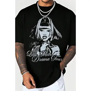 [ Sale up to 30% - Free ship ]2026 Hip Hop Concert Shirt  Cd B Viral Rap Queen Inspired Graphic Tee, Street Culture Outfit, Unisex Fan Gift , Little Miss Drama Tour Shirt 2026 , unisex T-shirt