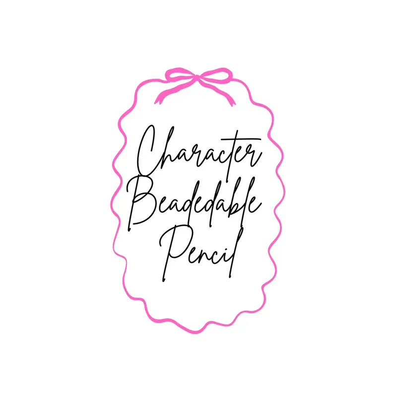 Character Beadable Mechanical Pencil Handmade with High-Quality Beads Fun Textures Refillable Lead Perfect for Gifting Collecting or Brightening Your Workspace