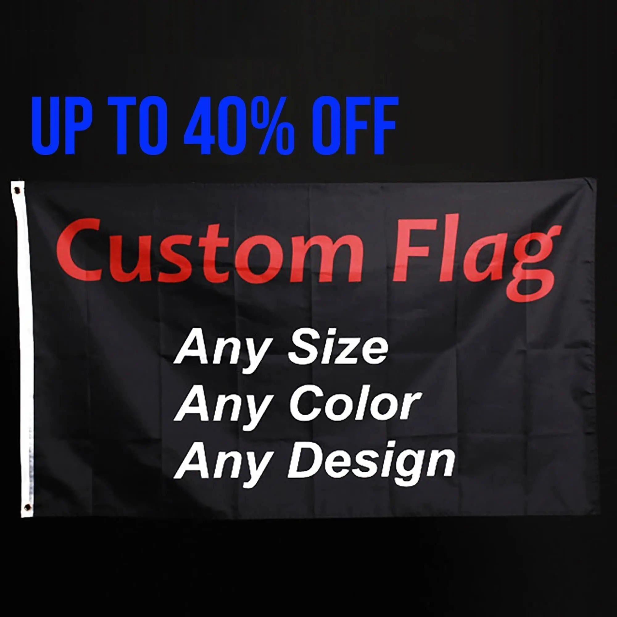 Custom Flag Printing: Any Size, Single/Double Sided, worship Company ,banner tapestry , Sport Football