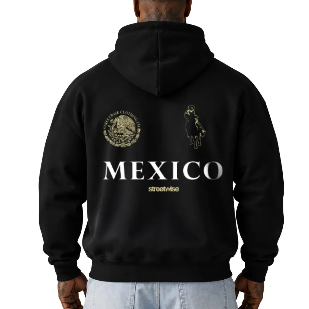 Hoodie Casual Wear Art Graphic Chicano Clothings, Mexico Clothes, Lowrider Tee Streetwear Styles, Mexican Oufits
