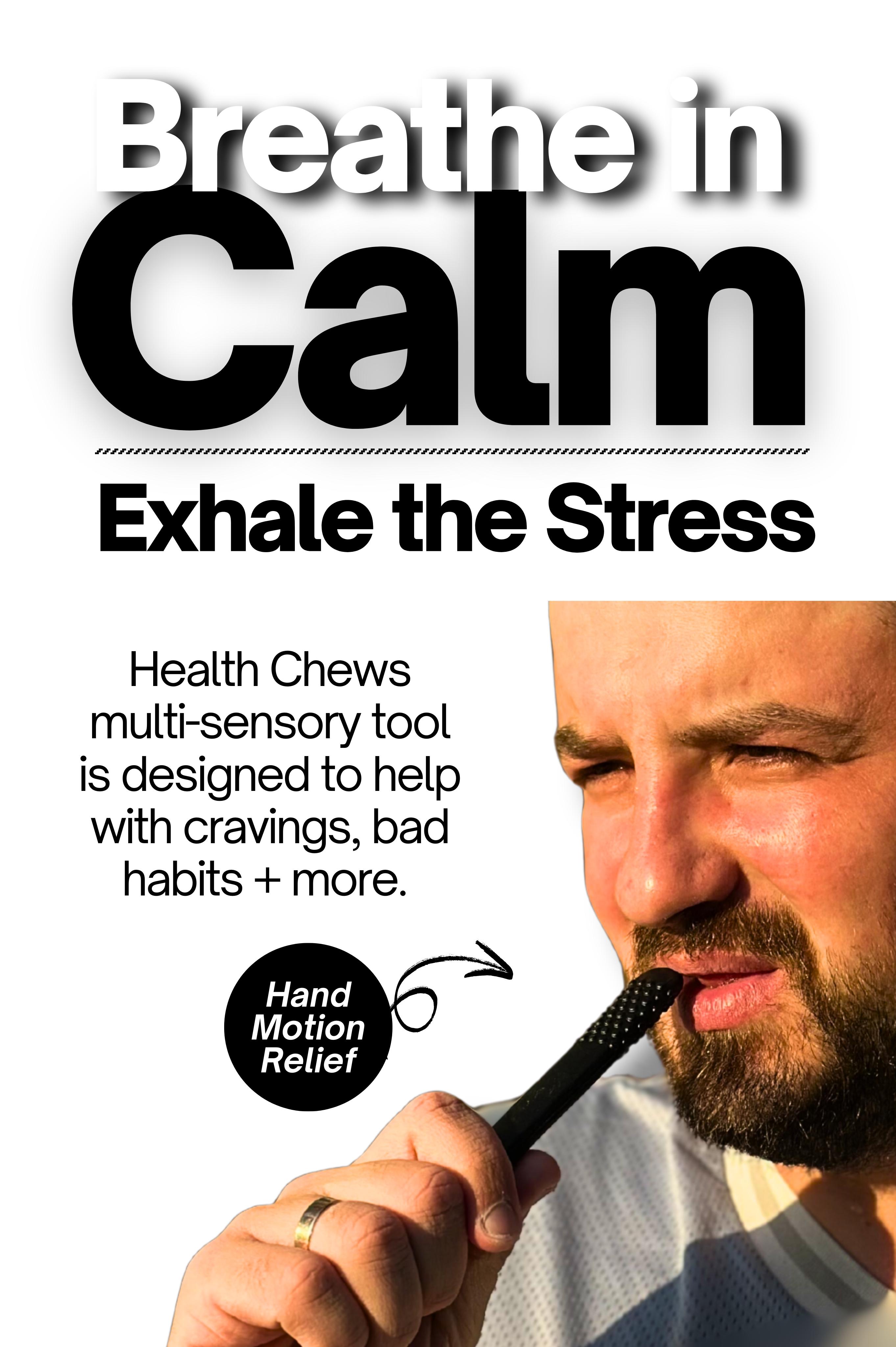 HealthChews PuffBar Essential Oil Aroma Stick - Bendable, Super Durable, Reusable, Washable - Portable, Discreet, Stress Relief, Oral Fixation Satisfaction - Solution HealthChews PuffBar Essential Oil Aroma Stick - Bendable, Super Durable, Reusable, Washable - Portable, Discreet, Stress Relief, Oral Fixation Satisfaction - Solution