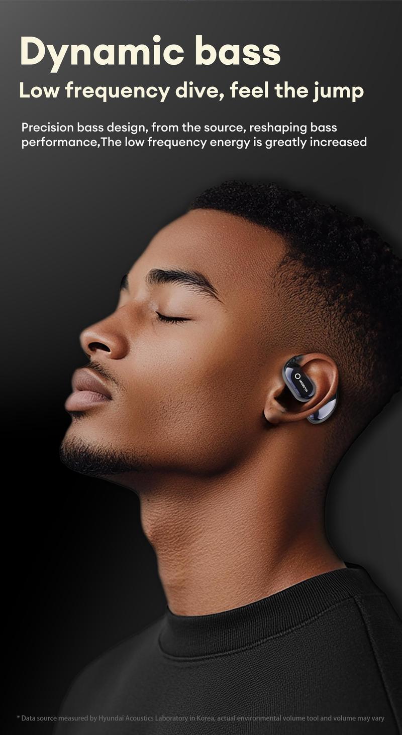 HYUNDAI HY Q18 Pro Electronic Earbud Bluetooth Headset Supports 169‑Language Translation with Full‑Color Touch Screen, Audio Wireless Headphones for Music & Phone Calls