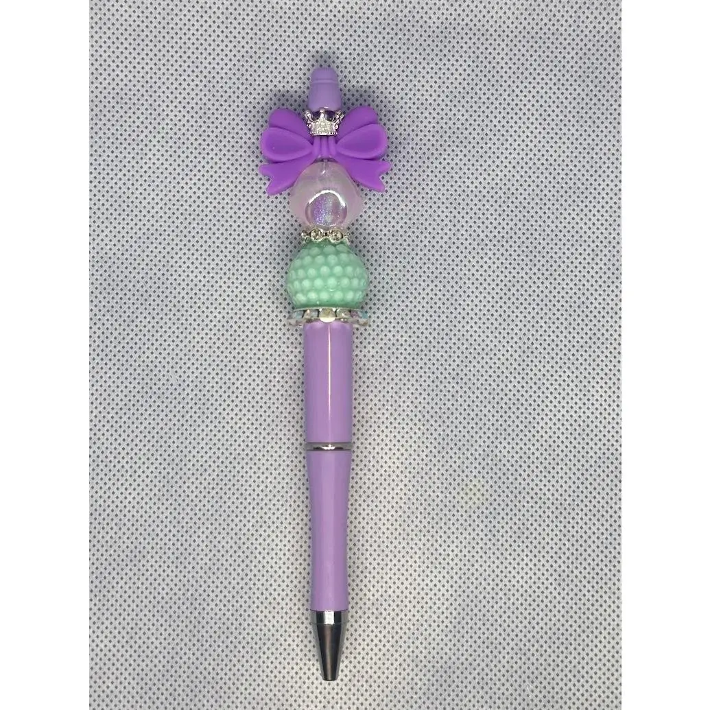 Purple Bow purple pen