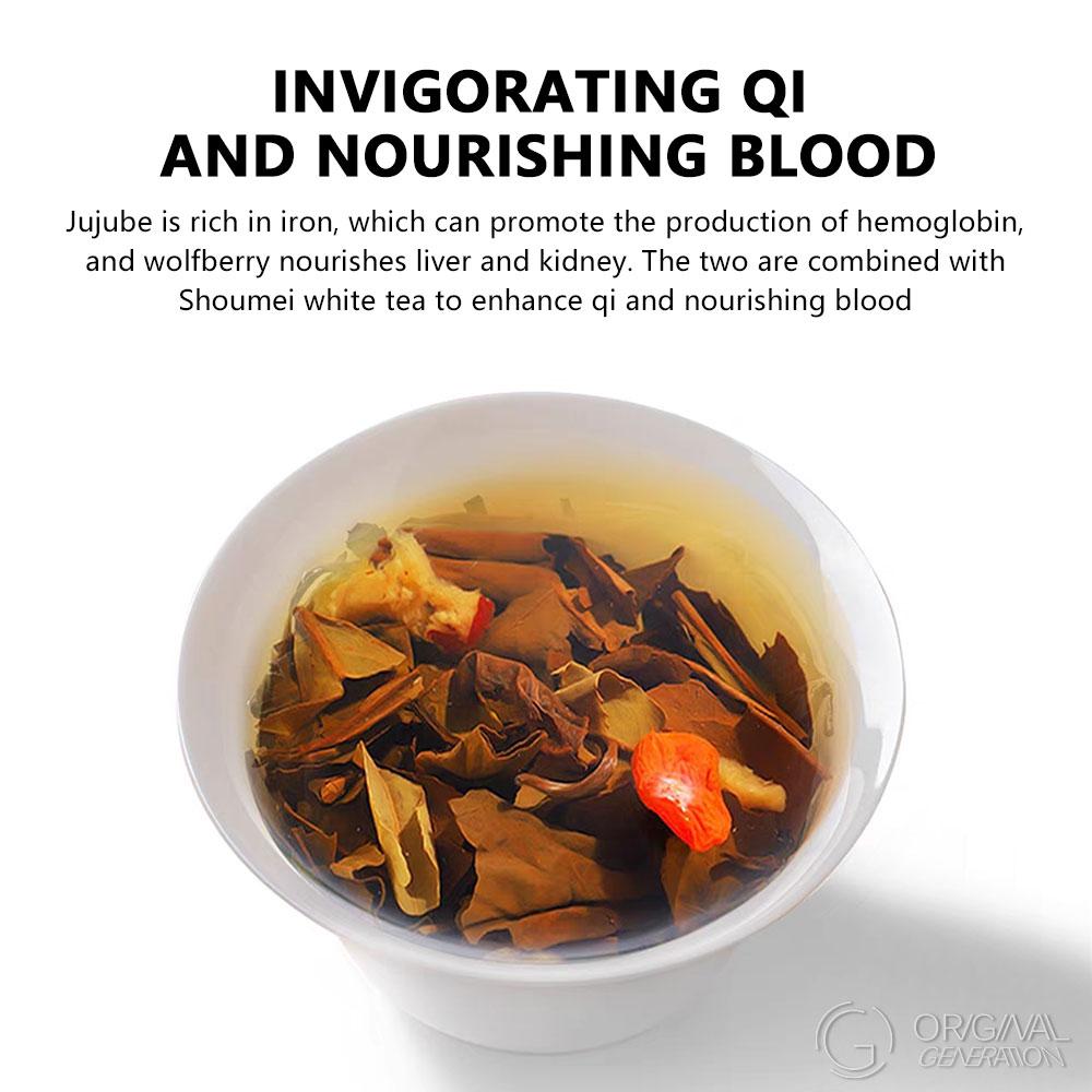 Forever 18 Tea Blue&Pink With Pressure Thermos  (90g 3g×3packs×10boxes)(red dates, wolfberry,Shoumei white tea)  (Shoumei white tea, black wolfberry, astragalus)