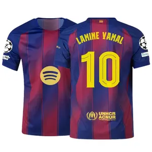 2526 Yamal #10 Home Short Soccer Jersey Champions League