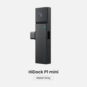 HiDock P1 mini Call & Meeting Note-Taker for Your Phone with Unlimited Free AI Transcription, Supports Bluetooth Earphones Recording, Works with Smartphones/Tablets