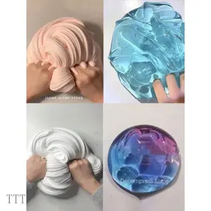 Crystal Mud Fluffy Slime, Extra Large Creamy Stretchy Squishing Stress Relief Toy, Trending Same Style Slime