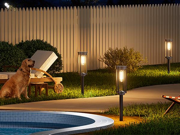 Elegant Solar Pathway Lights Modern Luxury | Auto On/Off & Waterproof | For Garden, Yard & Driveway,solar outdoor lights,Solar Floor Lamps Outdoor Lights,Decorative,Rechargeable,solar lights,solar lights outdoor,solar street light