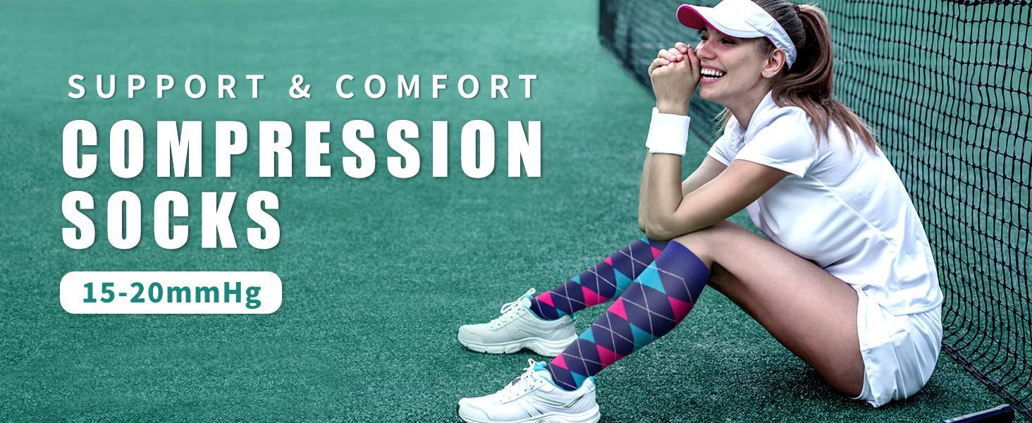 12 Pack Copper Compression Socks for Women and Men Circulation-Best Support for Medical, Running,Nursing,Athletic
