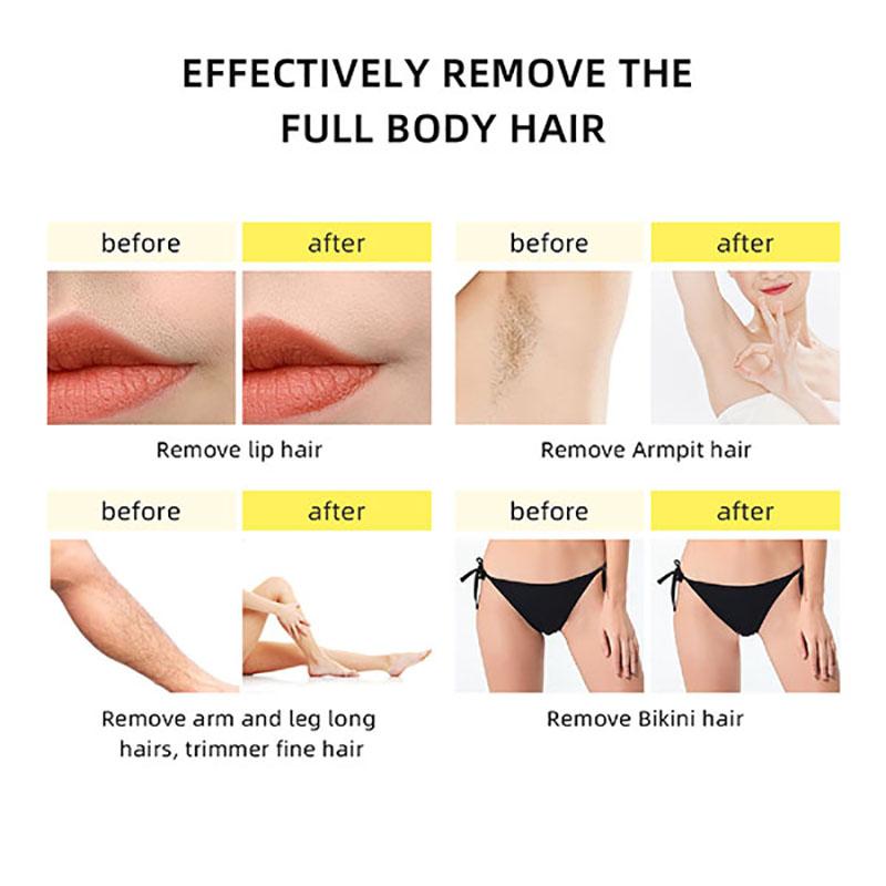 CHECCA  Bikini Trimmer for Women,Electric Shaver and Razor Rechargeable2-in-1 Body and Facial Hair Removal Double Head for Painless Trimming of Pubic Face Underarm Legs  Waterproof