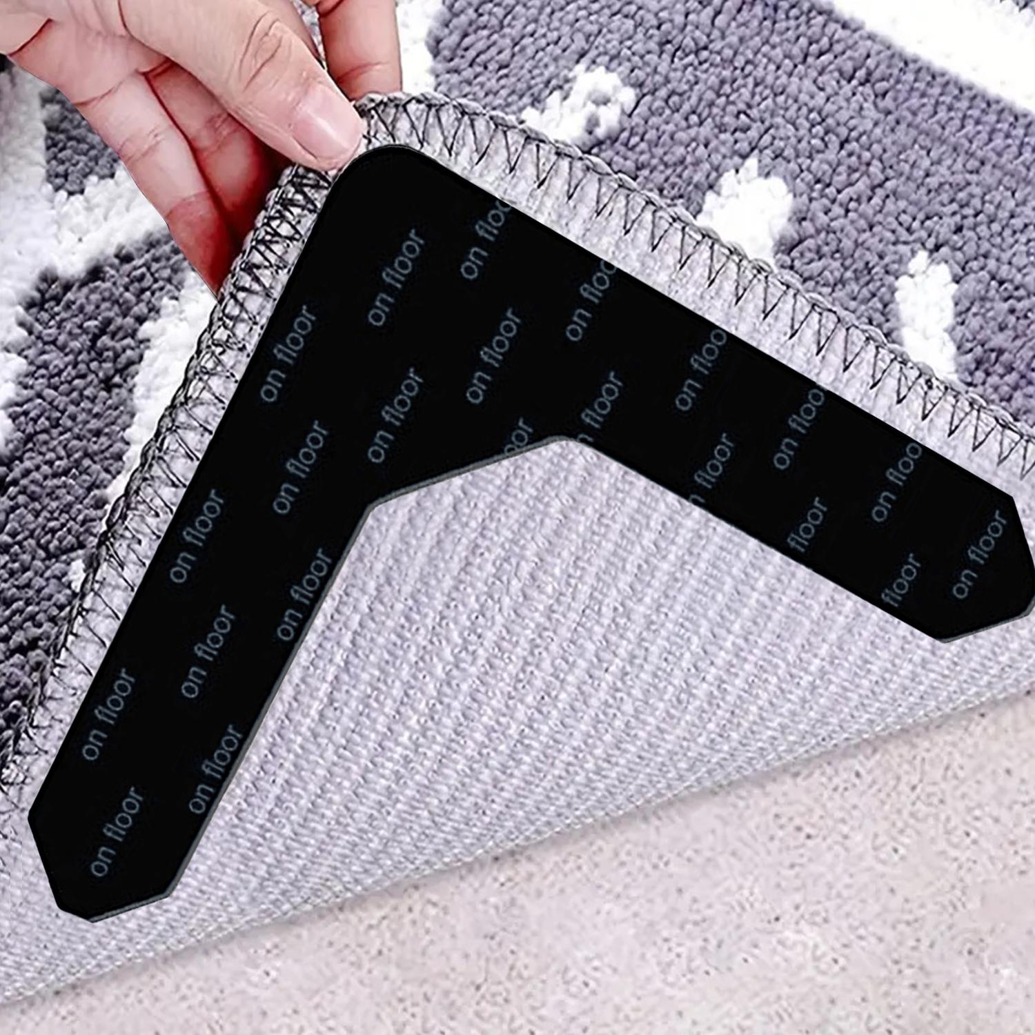 8Pack Non-slip Carpet Stickers, Non-slip Area Rug Stickerfor Rugs, Sofa, Car Seat, Tablecloth, Bathroom, Living Room
