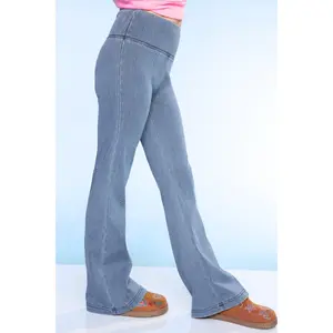 Super Stretch Soft Denim Flare Jegging