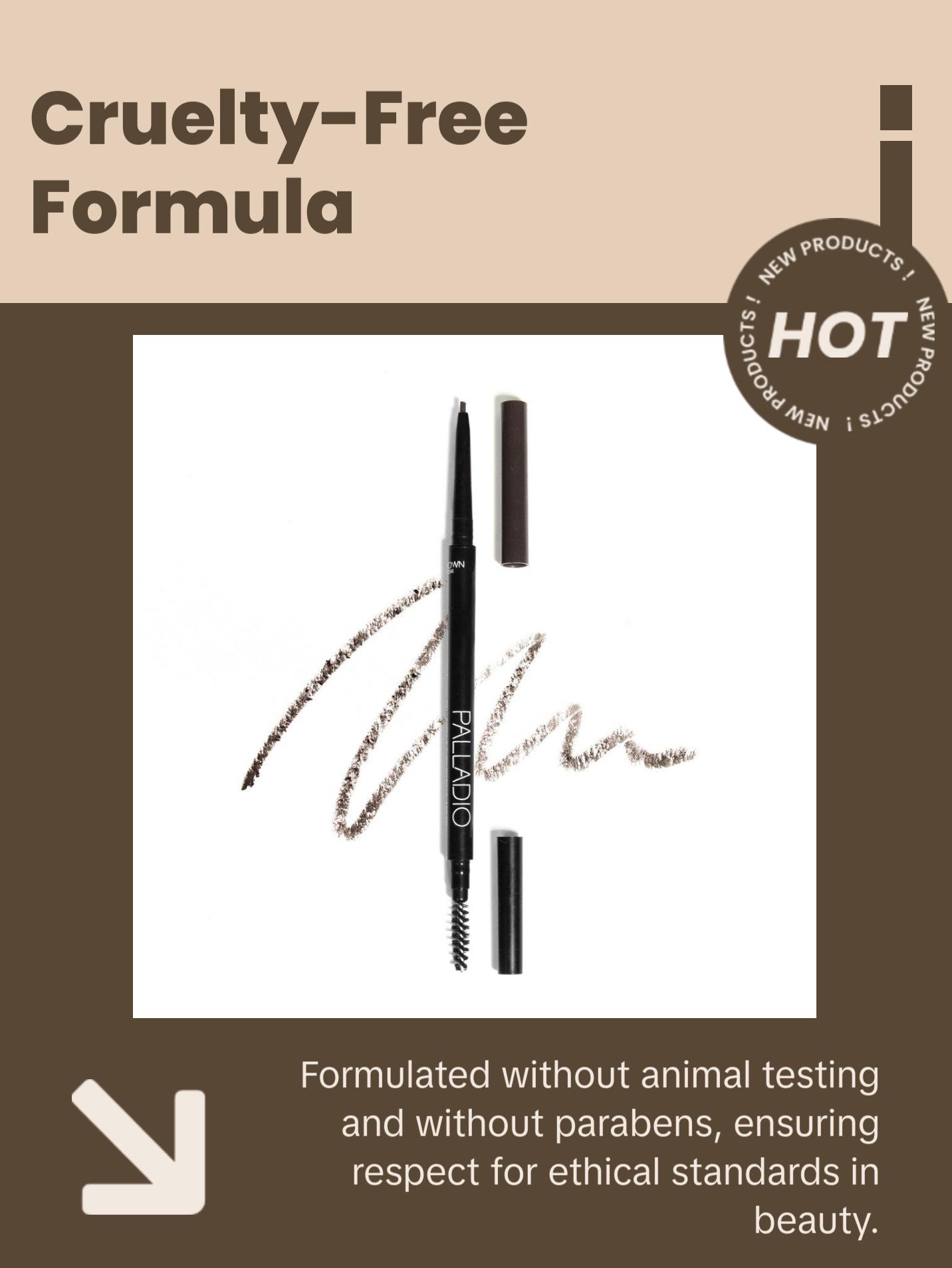 Palladio Brow Definer Micro Pencil - Makeup Tool for Flawless Application