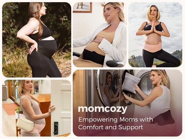 Momcozy Pregnancy Belly Band YB002 - Comfortable Fit for Pregnant Women, Ideal for Support and Comfort
