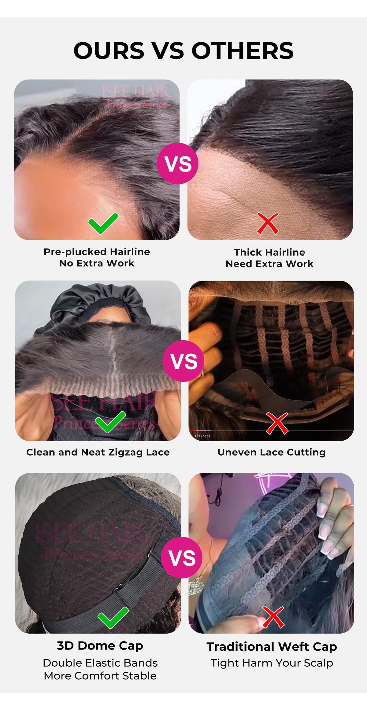 [Free Upgraded] ISEE HAIR Wear Go Kinky Straight 6*4 HD Lace Closure Wigs With Preplucked Natural Hairline Springtok #SpringStatements