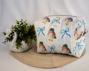 Wood Duck Bluebell Everyday Puff Pouch