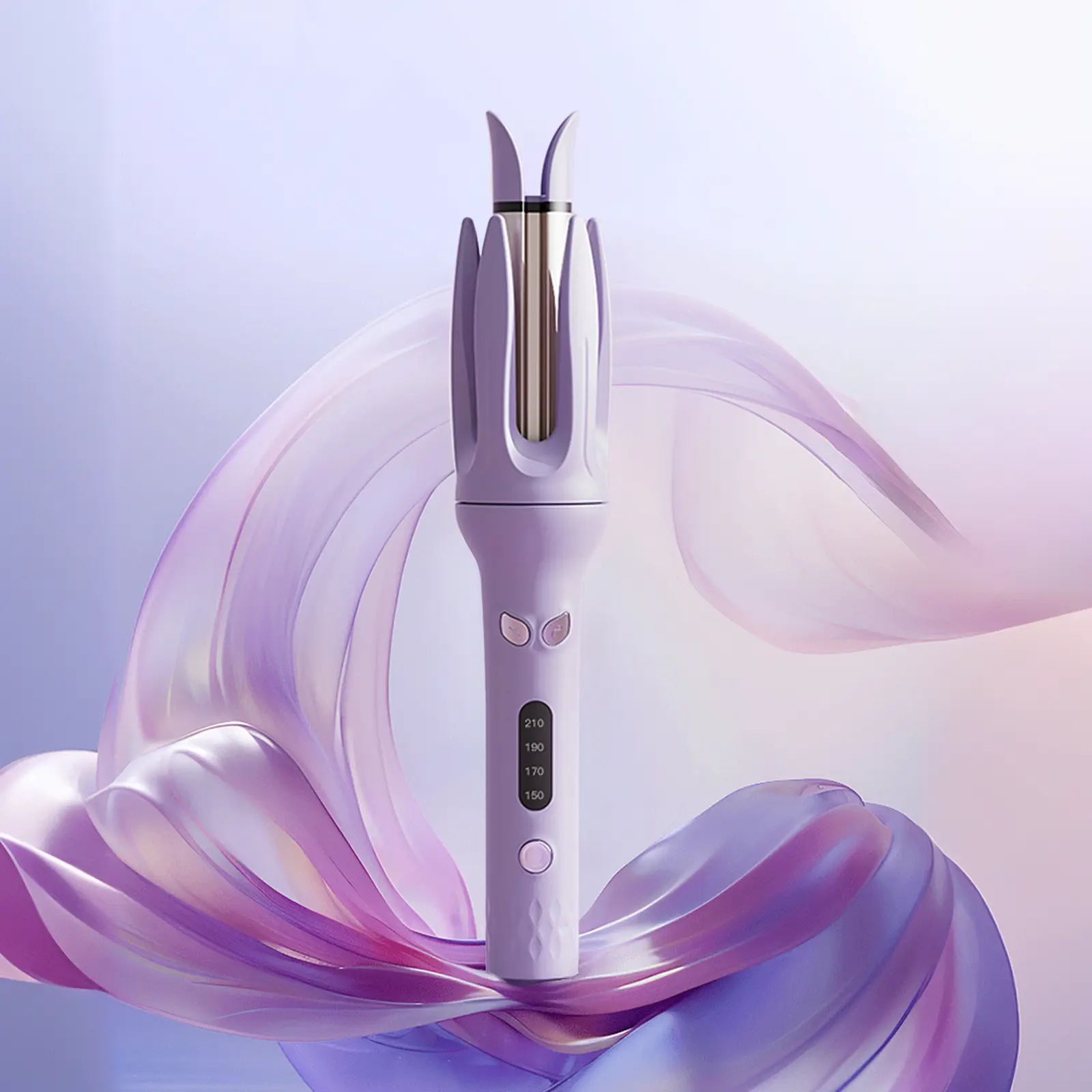 28mm Automatic Curling iron, Anti-Scald Rotating Hair Curler, 4 Adjustable Heat Settings 150°C–210°C, Fast Heat-Up Ceramic Curling Wand for Long & Short Hair