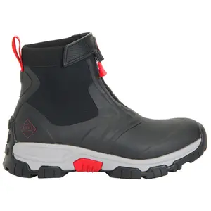 Muck Boot Mens Apex Round Toe Rain Casual Boots Ankle - Black