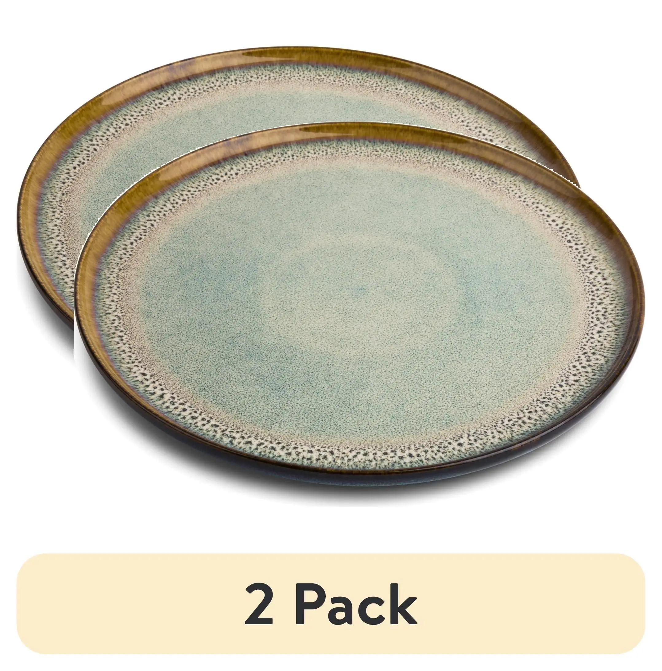 (2 Pack) Yellowstone Kayce Ceramic Dinner Plate Rustic Serving