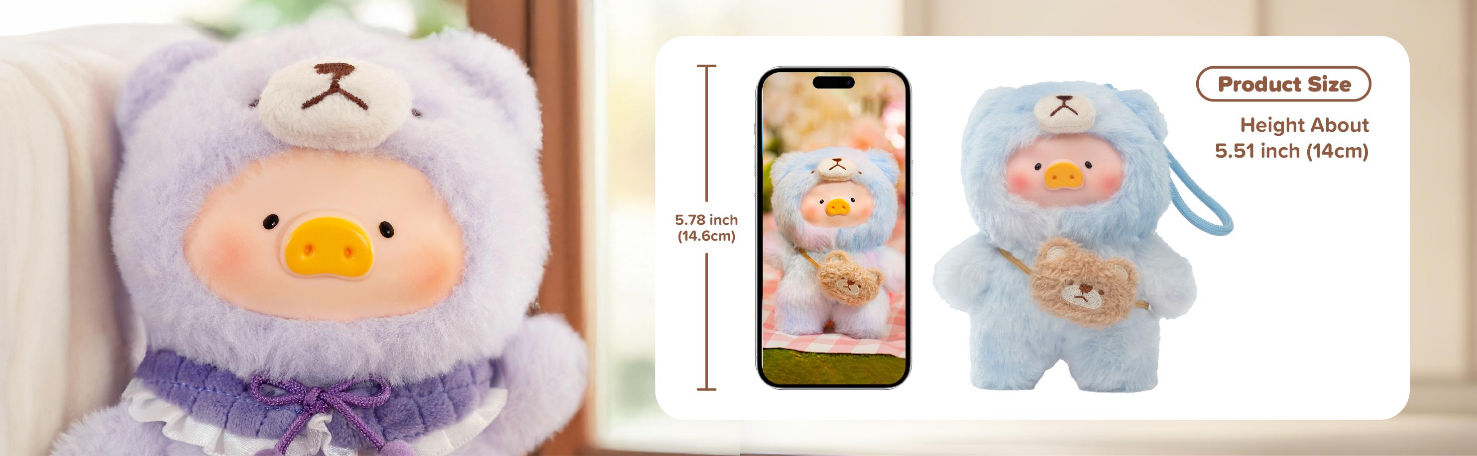 LuLu the Piggy Joyful Time Series - Vinyl Face Plush Pendant Blind Box, Random Surprise Set