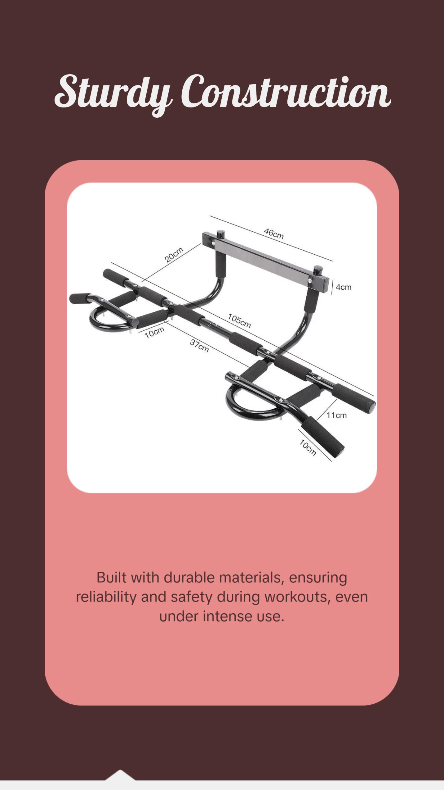 Adjustable Multi-Functional Doorway Pull up Bar