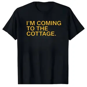 Quiet Life Printed Tee – Cozy Cottage Quote for Fans of Calm Casual Clothing