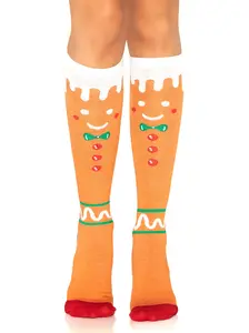 Sonia Gingerbread Man Socks