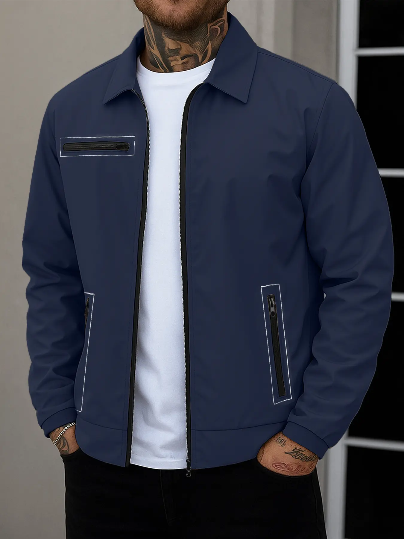 Men's Tommy Jeans Jacket, Fashionable All-Season Outerwear, Comfortable Fit Design, Daily Wear, Multiple Colors Available
