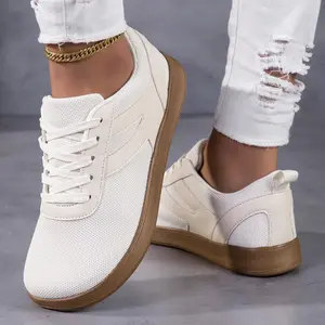 Wide toe box barefoot women's sports shoes | Lightweight canvas minimalism, fashionable and lightweight barefoot women's wide toes - minimalist loose sports shoes, breathable and casual walking and running sports