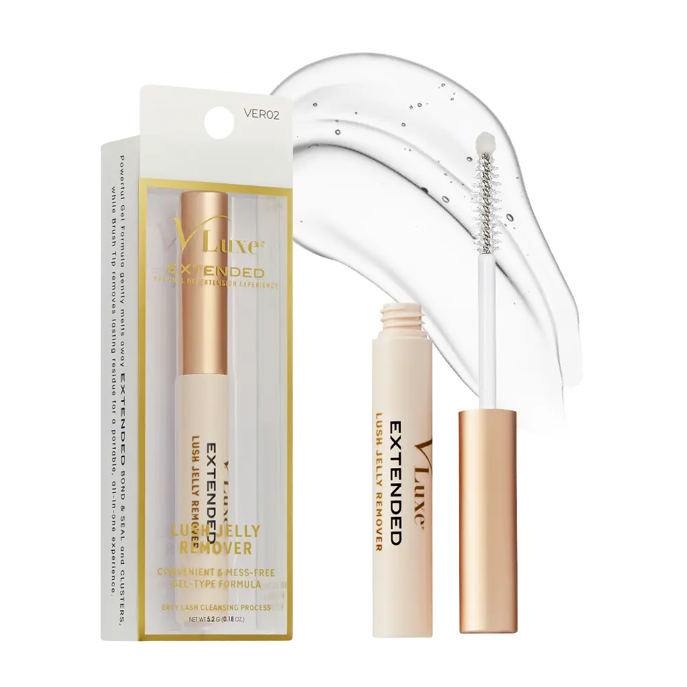 VLuxe By i•ENVY Lush Jelly Lash Remover - No Drip Gel with Built-In Mascara Brush
