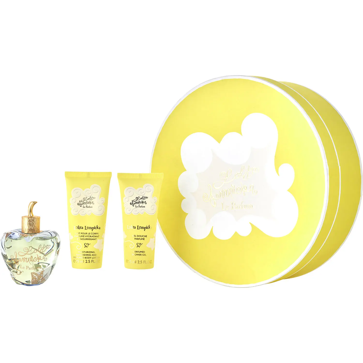 Lolita Lempicka Le Parfum Set-Eau De Parfum Spray 3.4 Oz & Body Lotion 2.5 Oz & Shower Gel 2.5 Oz For Women