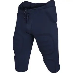 Penveer Youth Football Pants - Safety Integrated Comfortable Youth Football Practice Pants for Boys (Navy)