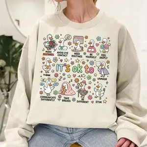 It's Okay To Shirt, Mental Health Matter Sweatshirt, Sped Teacher Crewneck, Mental Health Sweater, Gift For Her