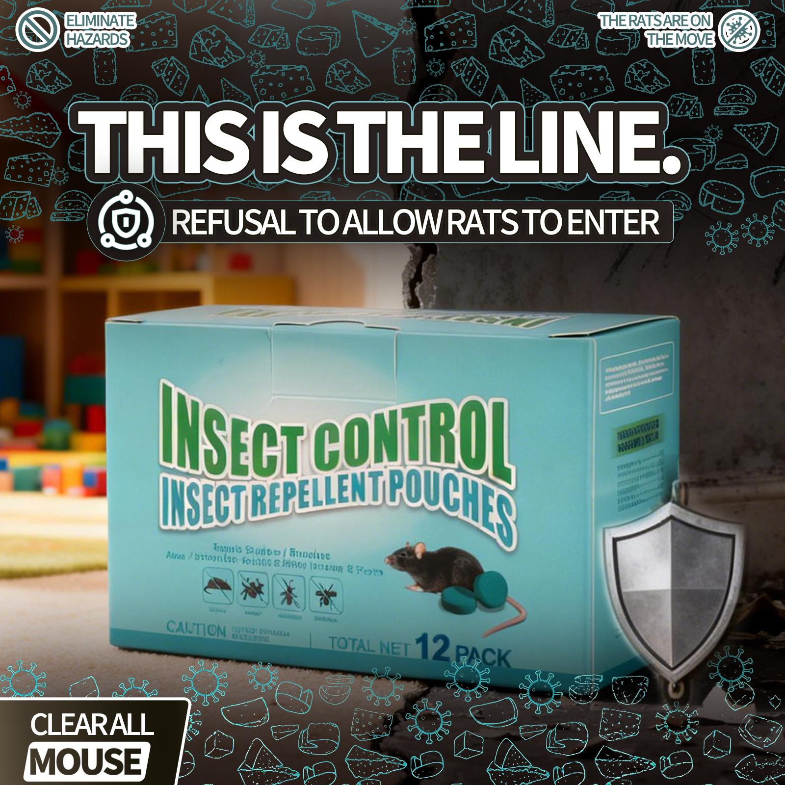 12-Pack Rodent Repellent Balls for Home Kitchen Effective Pest Control Solution