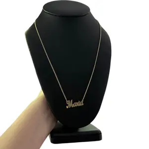 Personalized 14K Solid Gold Chain with Custom Name Engraving - No Returns or Cancellations