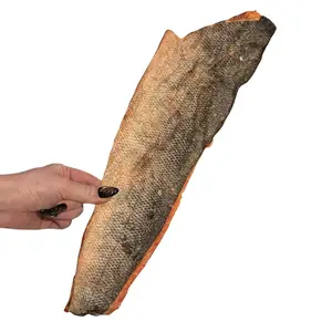 Whole Salmon Skin Freeze-Dried Raw Snack for Dogs & Cats Naturally Rich in Omega's to Support Skin & Coat Health