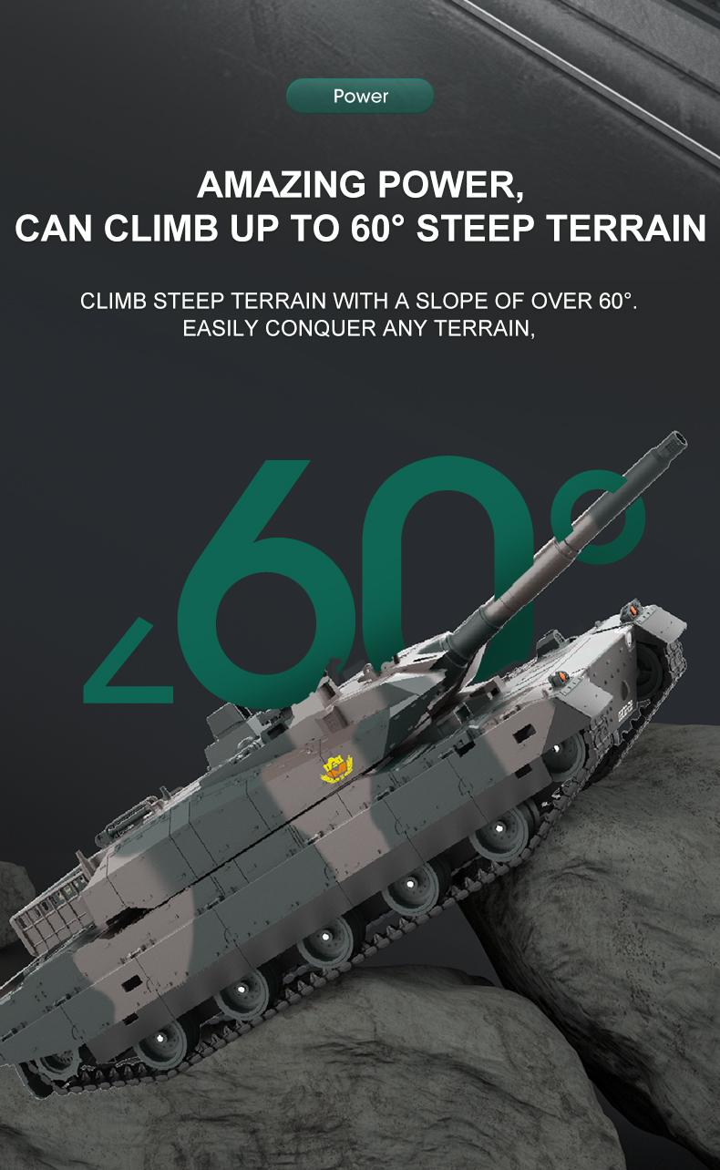 TongLi 1/24 Scale Remote Control Tank, Remote Control Tank, Toy Tank, Realistic Sound and Light Effects, Remote Control Toy Tank, Rotatable Turret, Toy for Boys Aged 8-12, Birthday Gift Toy,Toy Gifts	 Christmas gift	New Year gift Rechargeable