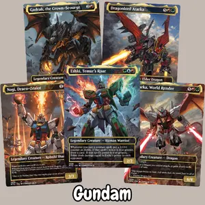Gundam Anime Waifu – Complete Commander Deck – Full 100 Cards + Tokens | Proxy EDH