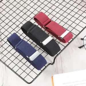 6 Pieces (3 Pairs) Sleeve Garters for Men Adjustable Arm Garters for Men Anti-Slip Armband Shirt Sleeve Holders Elastic Sleeves Holders Black, Wine-red, Blue