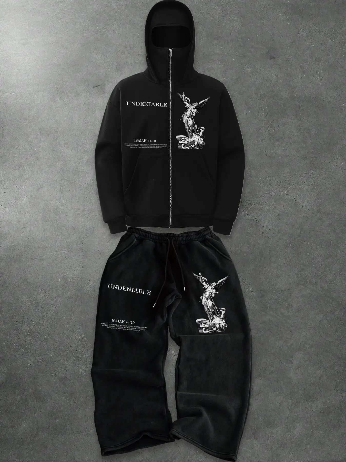 Men's Sportswear Casual Set, Motorcycle Riding Hooded Zipper Sweatshirt & Pants Two-Piece, Trendy Street Style, Fall & Winter Wear, Streetwear Tracksuit Set