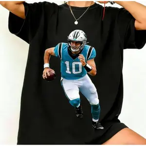 Drake Maye Game Day Cotton Tee Funny Fan Crewneck Must Have Casual Graphic Shirt for Supporters