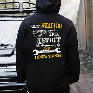 That's What I Do I Fix Stuff And I Know Things Shirt – Funny Mechanic Hoodie, Blue Collar Worker Sweatshirt